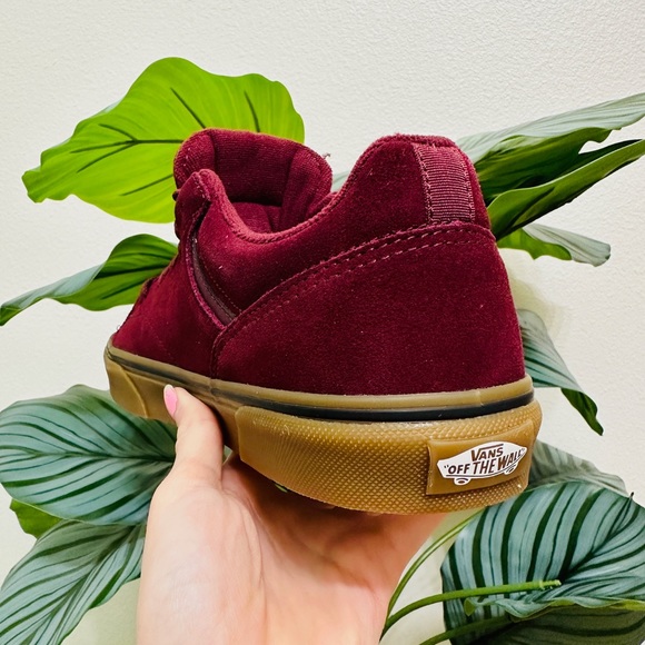 ♥️NEW🥀 VANS Seldan Suede Port/Gum Men’s Sneakers Size 8 - Picture 2 of 7